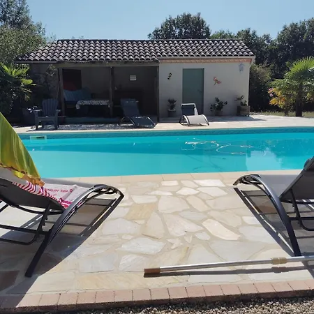 La Fontaine Du Pas, Dans Villa, 2 Piscine 11x5 Mauvezin-sur-Gupie